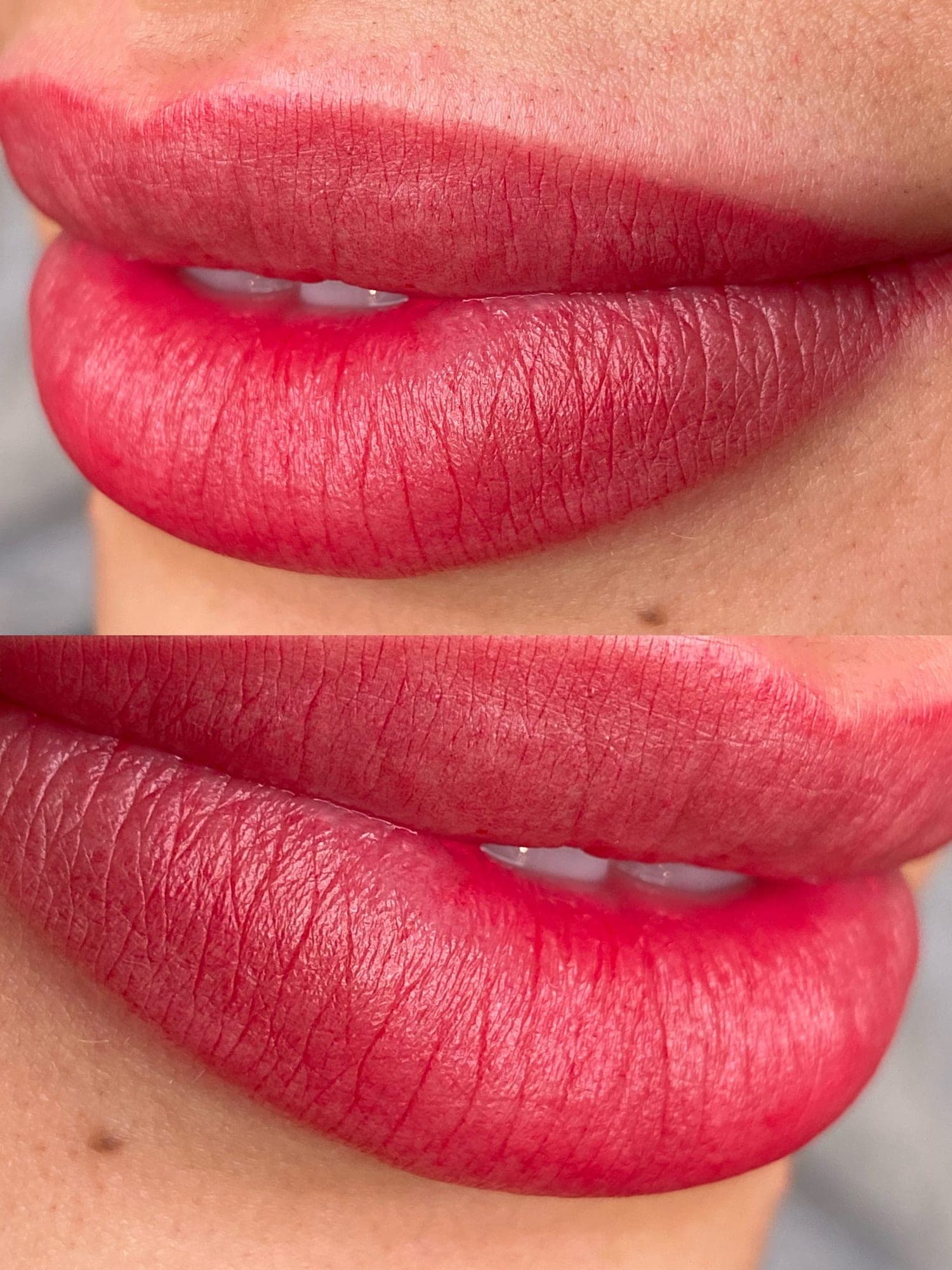 Lip blush result by Hanie Maraghi